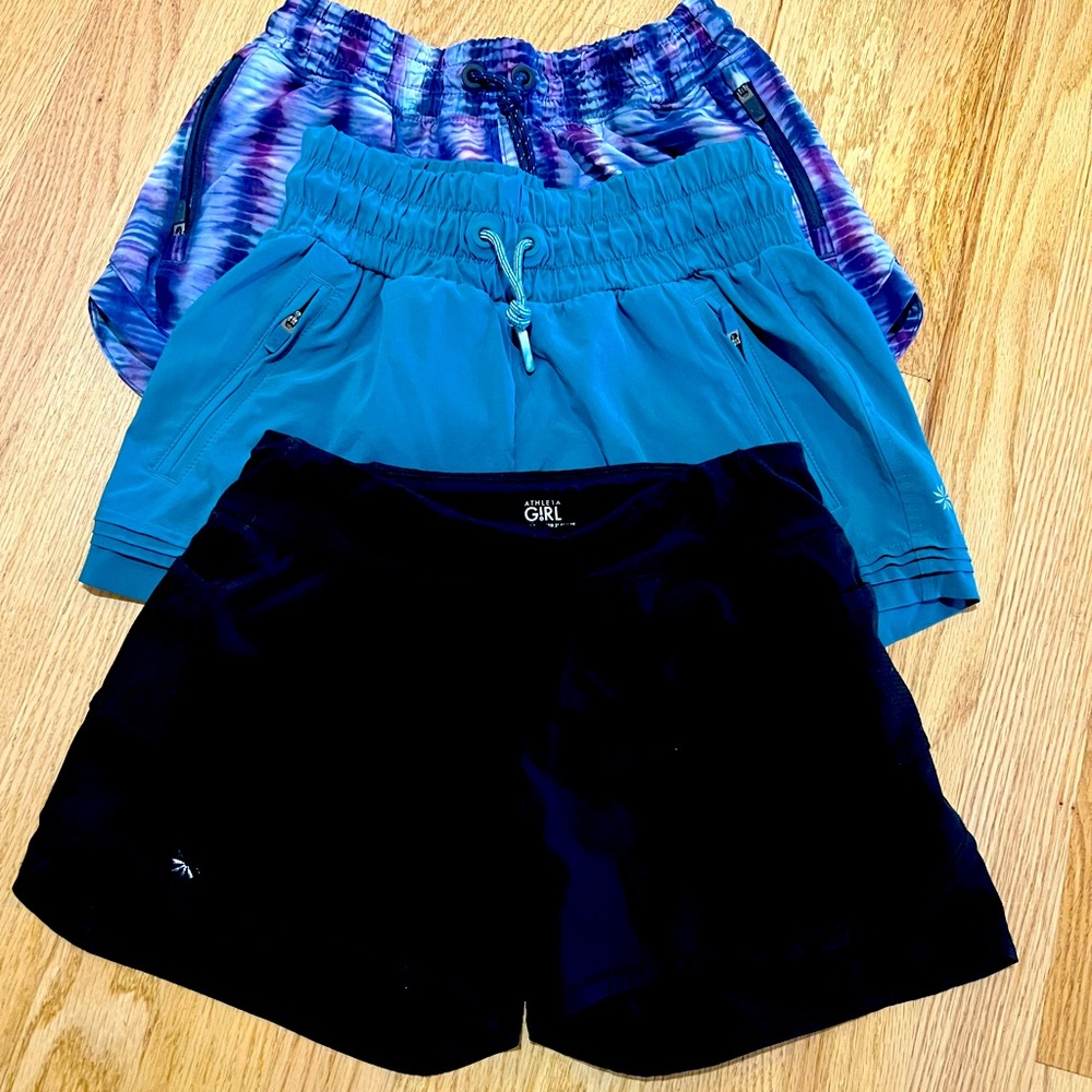 Athleta girls shorts, size medium